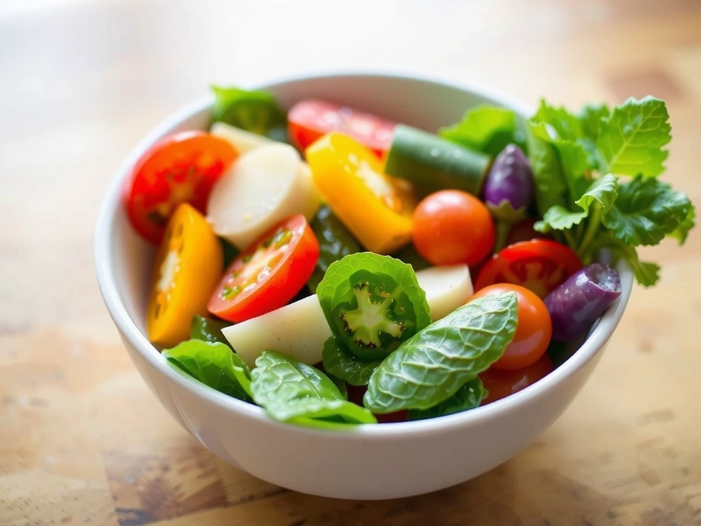 Frisches Gemüsesalat